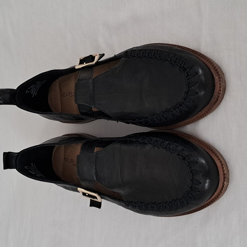Kelsi Dagger Brooklyn Lou Mary Jane Loafer. Womans 8. Black. NWOT. - Picture 3 of 12